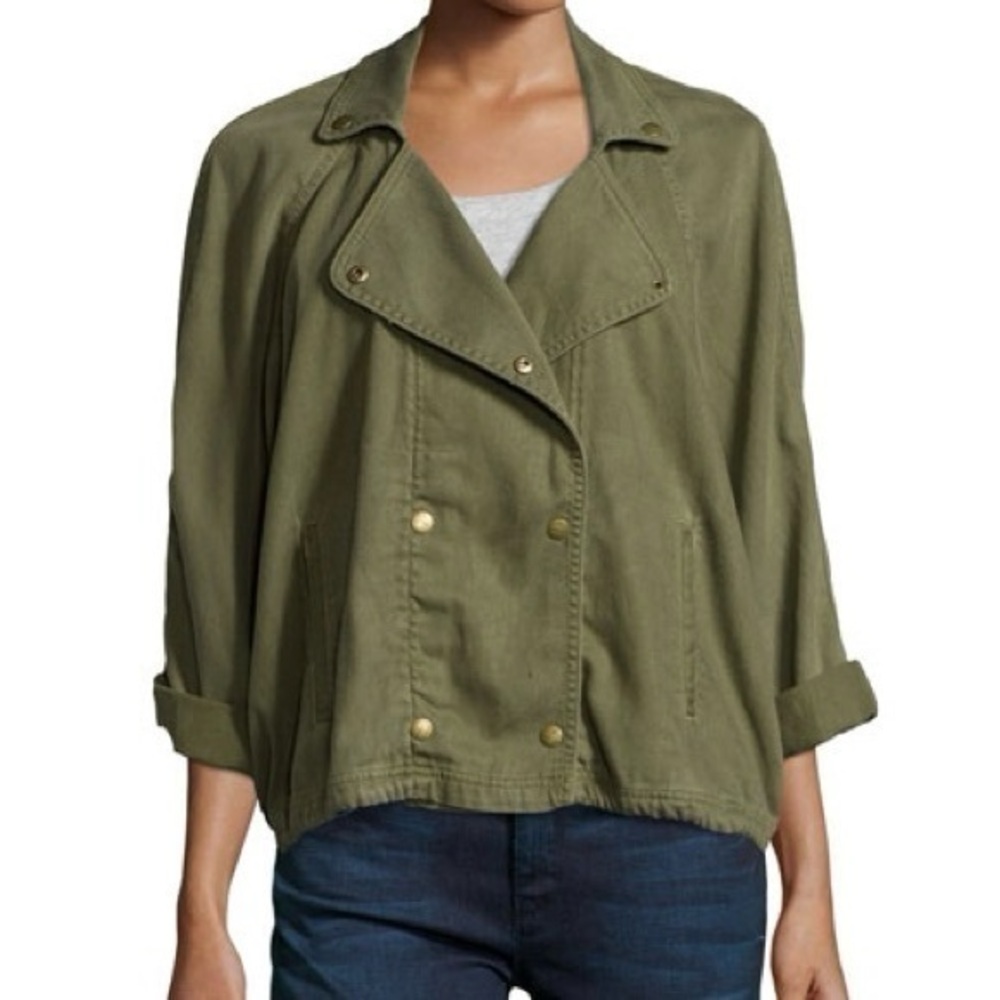 Current Elliott Army Green The Conductor Jacket